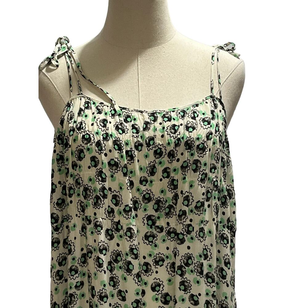 RIXO Herbie‎ Green Floral Print Long Maxi Tent Dress Sz 8 - Picture 6 of 15